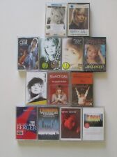LOT DE 13  CASSETTES AUDIO FRANCE GALL DONT  DEUX  RARES MICHEL BERGER STARMANIA
