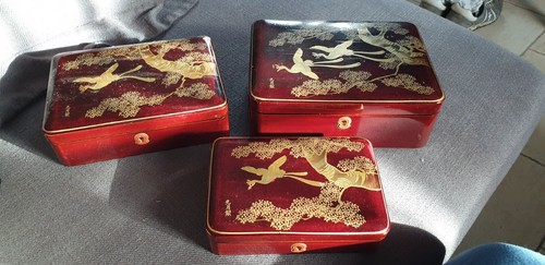 Boites laque japonaise - laque,
