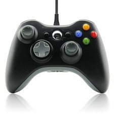 Manette USB pour Xbox 360 & PC Windows filaire - 1.80m - Noire