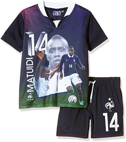 Ensemble short shirt bleu - short,