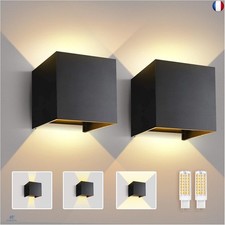 2 Pièces Applique Murale Ampoules G9 Remplaçables Angle de Rayonnement Réglable 