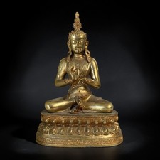 Statue Bouddha en bronze –
