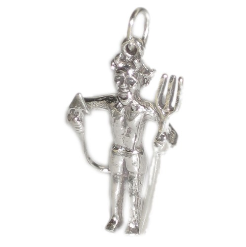 Diable satan charme argent - charme, en