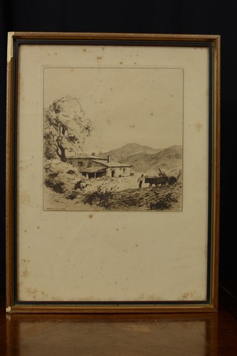 Belle gravure pays basque - belle,