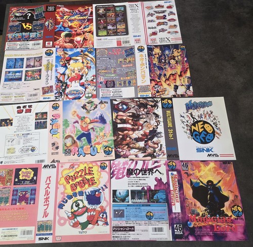 Lot insert neo geo - geo, snk