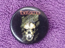 Vintage - Punk - badge du groupe Exploited - années 80