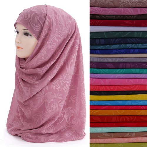 Floral print chiffon muslim - print,