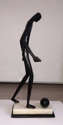 Sculpture homme ballon - sculpture,