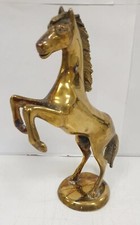 sculpture cheval laiton bronze vintage zoomorphe designer decoration 