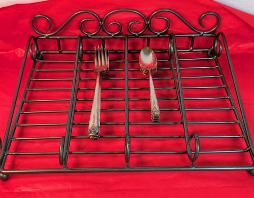 Silverware organizer wrought - organizer,