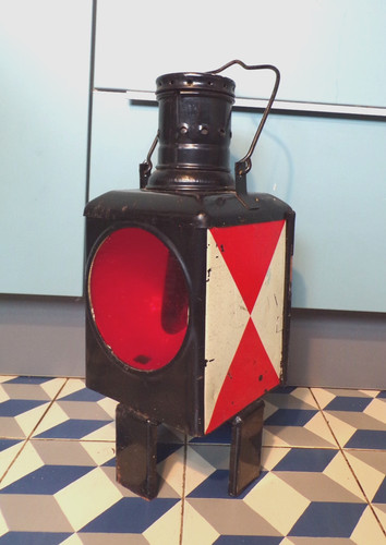 Ancien lanterne chemin fer - lanterne,