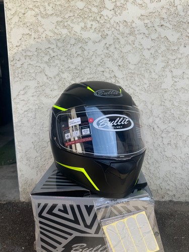 Casque moto jaune - casque,