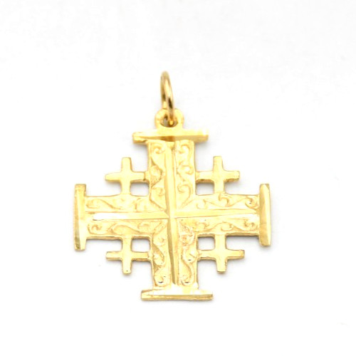 Pendentif croix jérusalem - pendentif,