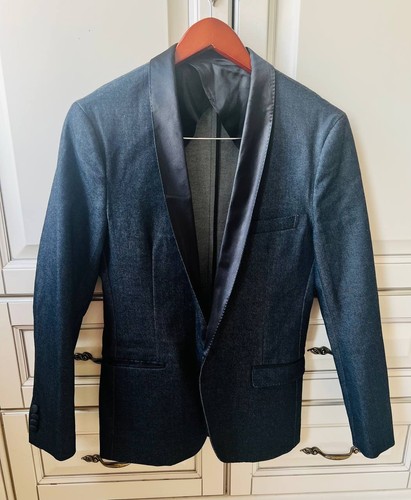 Veste blazer smoking jean - blazer,
