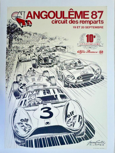 Affiche circuit remparts - affiche,