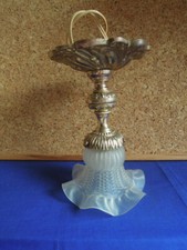 Lampe Plafonnier Bronze et Laiton 1920