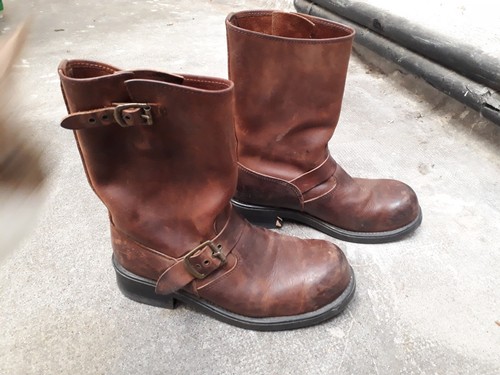 Police rider biker boots - police,
