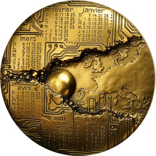 France médaille calendrier - france,,