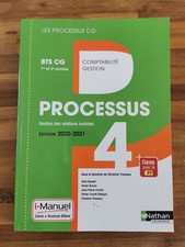 lot 2 livres Processus 4 et 5 Manuel BTS comptabilité excellent état 2020-2021