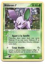 Carte Pokémon Nidoran ♂ 71/112 Reverse EX Rouge Feu & Vert Feuille  VF FR