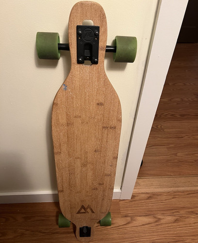 Longboard with bamboo deck - longboard,