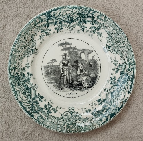 Ancienne assiette parlante - ancienne,