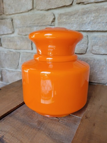 Abat jour opaline orange - opaline,
