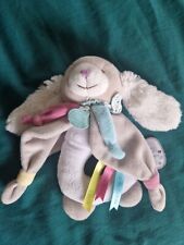 Doudou Et Compagnie Chien Hochet Toopi Blanc Gris Rose Bleu Grelot D'activités 