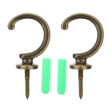  2 Pcs Crochets De Rideaux Pour Embrasse Accroche Cintres À Support Fenêtre