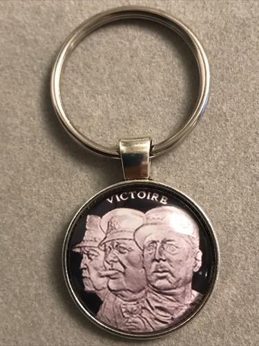 Porte clé médaillon métal - clÉ,