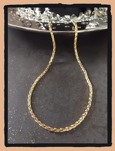 Collier maille palmier - collier,