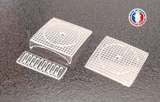 EGO01-HO-Lot de 20 plaques d'egout / regards de trottoir avec avaloir - type 1