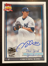 CHIEN-MING WANG 2021 TOPPS ARCHIVES AUTO