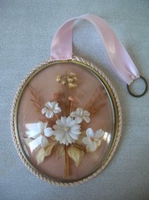 Ancien cadre verre bombé