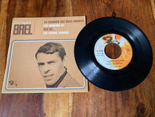 45T  JACQUES BREL     LA