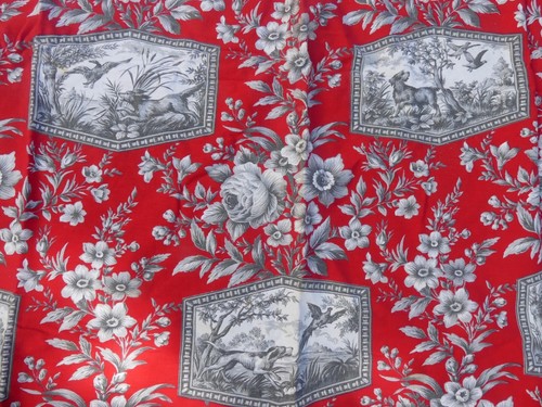 Tissus ancien toile jouy - toile, de