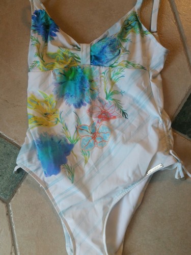 Maillot bain piece bleu - bain,