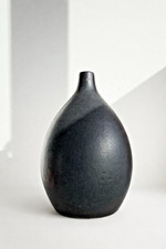 Vase goutte noir Élégance