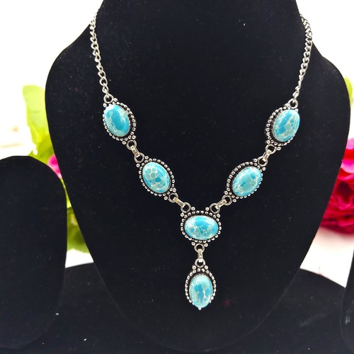 Blue larimar gemstone - blue,