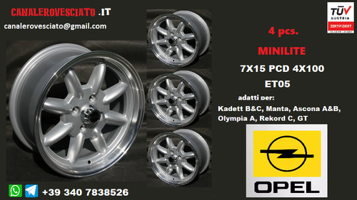 Jantes minilite 15 4x100 - 4,