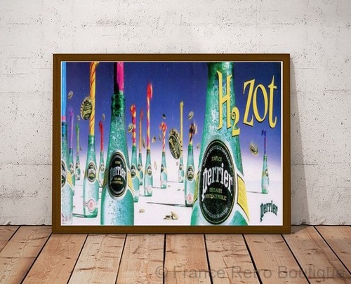 Poster affiche perrier h2zot - poster-affiche,