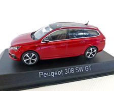 Peugeot 308 SW Gt 2017, Rouge Métallisé, 1:43 Norev