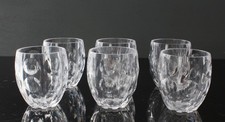 6 verres  à whisky en plexiglass  guzzini made in Italie