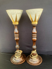 PAIRE DE GRANDES LAMPES DE