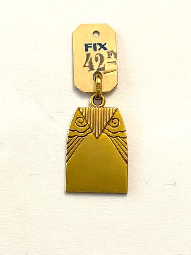 Ancien pendentif plaqué - ancien, en