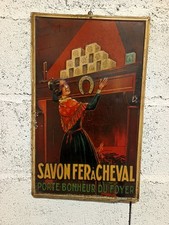 plaque en tôle publicitaire