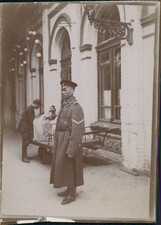 Russie, Moscou, Militaire en uniforme, ca.1900, Vintage citrate print Vintage ci