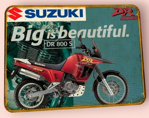 Plaque métal vintage suzuki - plaque,