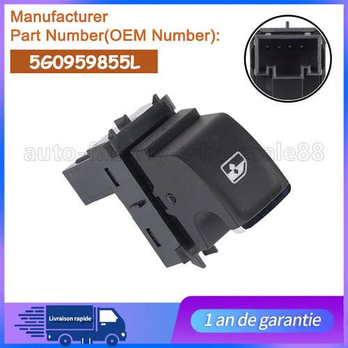Interrupteur bouton leve vitre - leve,