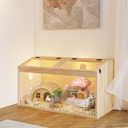 Wooden hamster cage - cage,